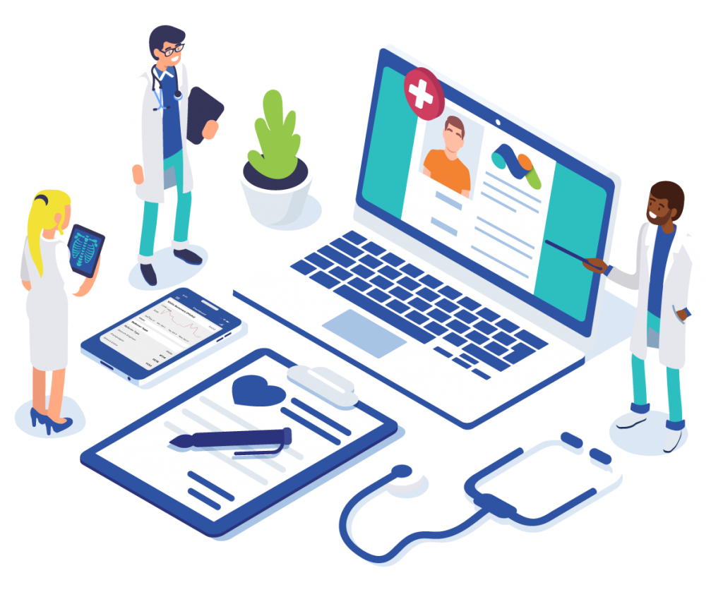 AI-enabled healthcare analytics dashboard